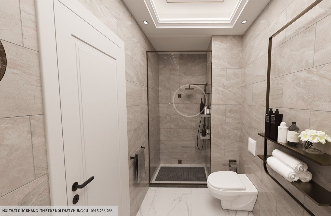 Mẫu 19: Thiết kế nội thất chung cư diện tích 90m2 – 3 phòng ngủ