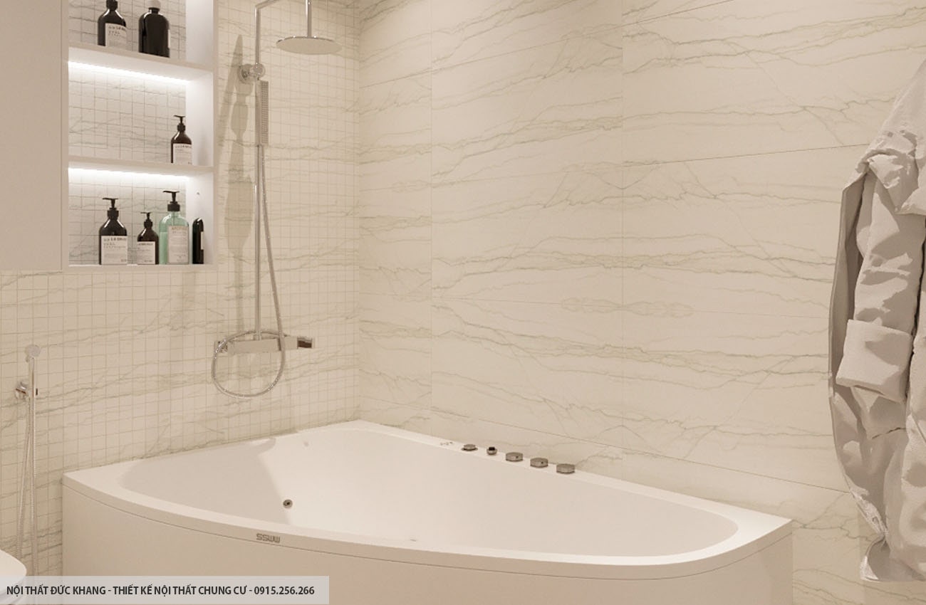 Mẫu 20: Thiết kế nội thất chung cư diện tích 93m2 – 3 phòng ngủ