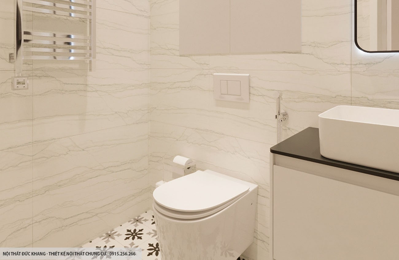 Mẫu 20: Thiết kế nội thất chung cư diện tích 93m2 – 3 phòng ngủ