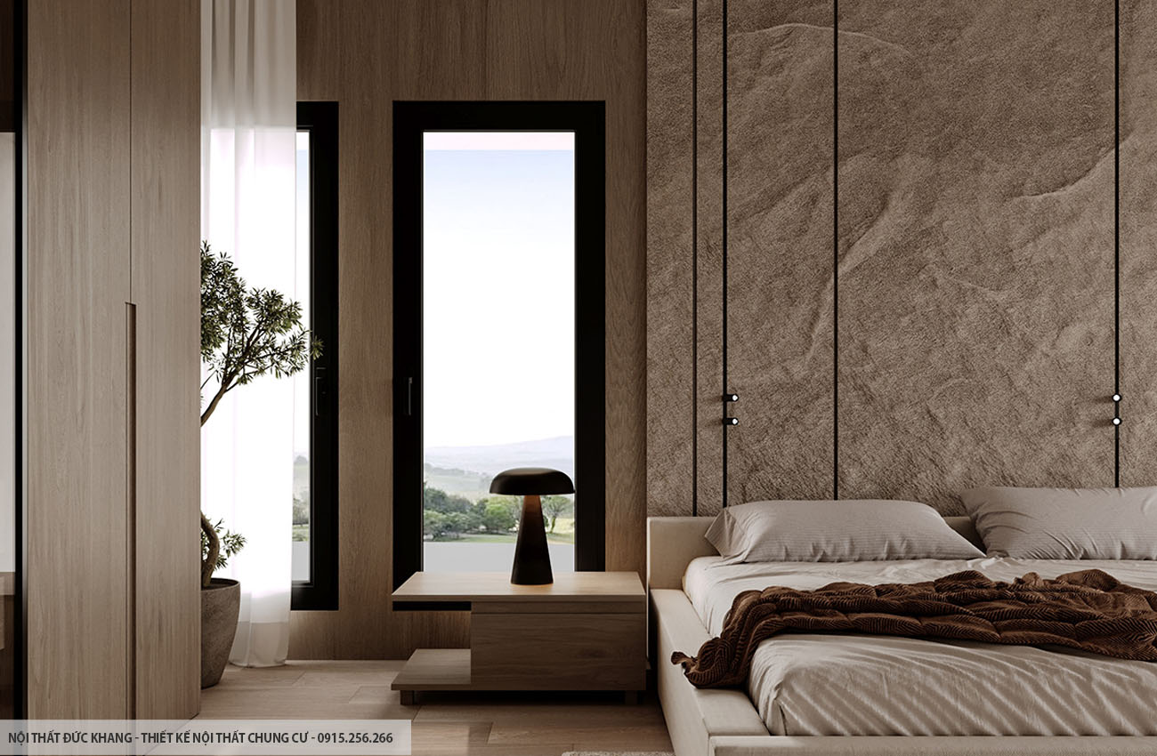 Mẫu 21: Thiết kế nội thất chung cư diện tích 95m2 – 3 phòng ngủ