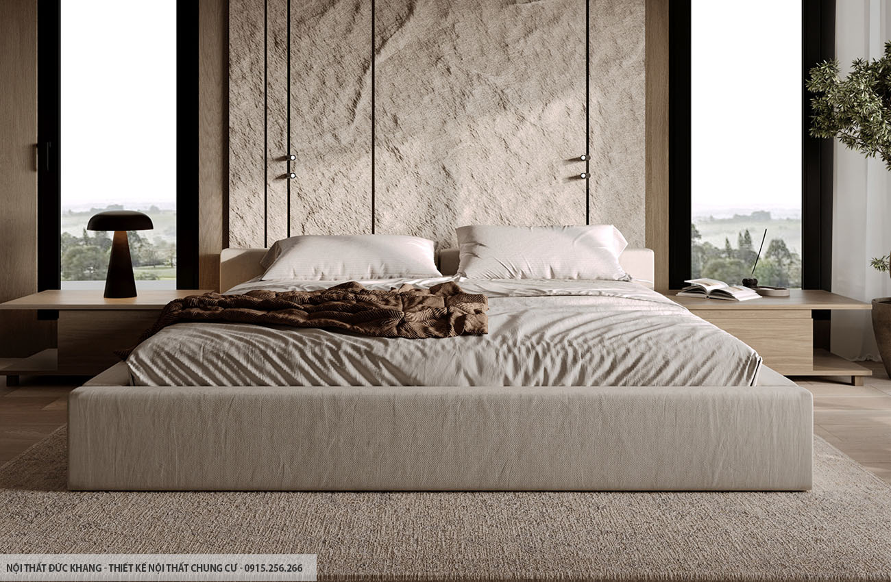 Mẫu 21: Thiết kế nội thất chung cư diện tích 95m2 – 3 phòng ngủ