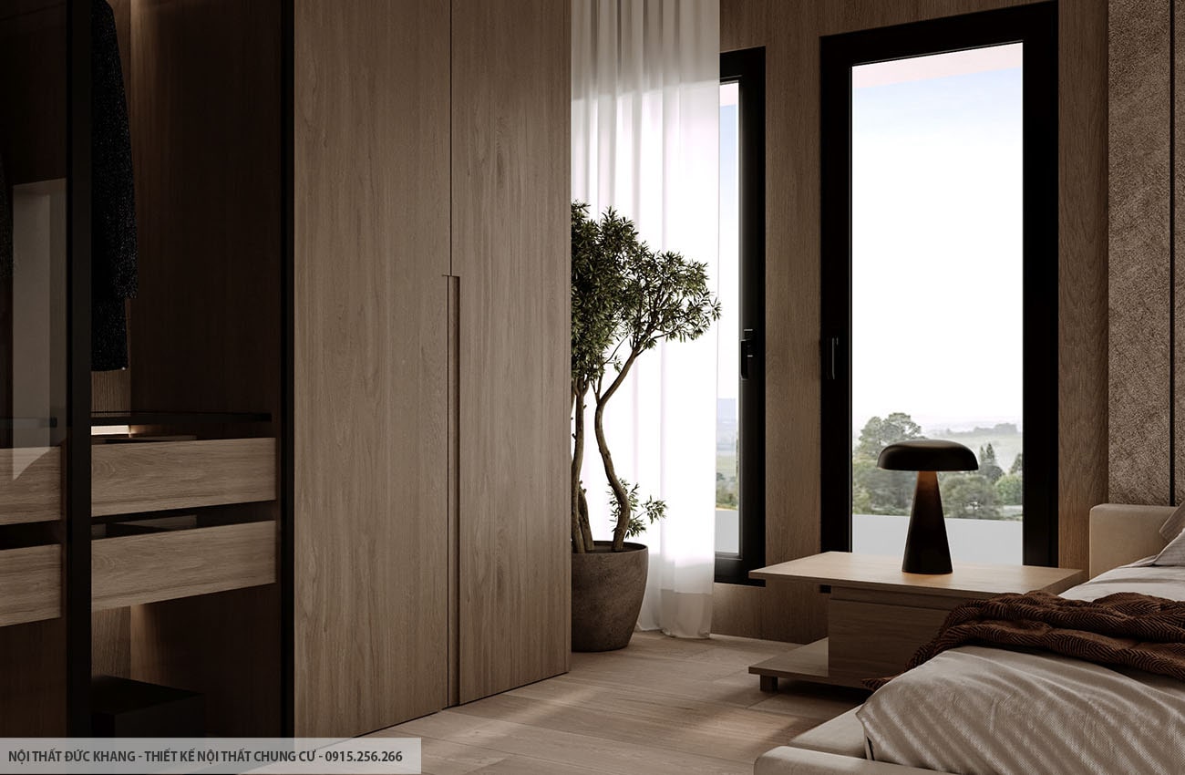 Mẫu 21: Thiết kế nội thất chung cư diện tích 95m2 – 3 phòng ngủ