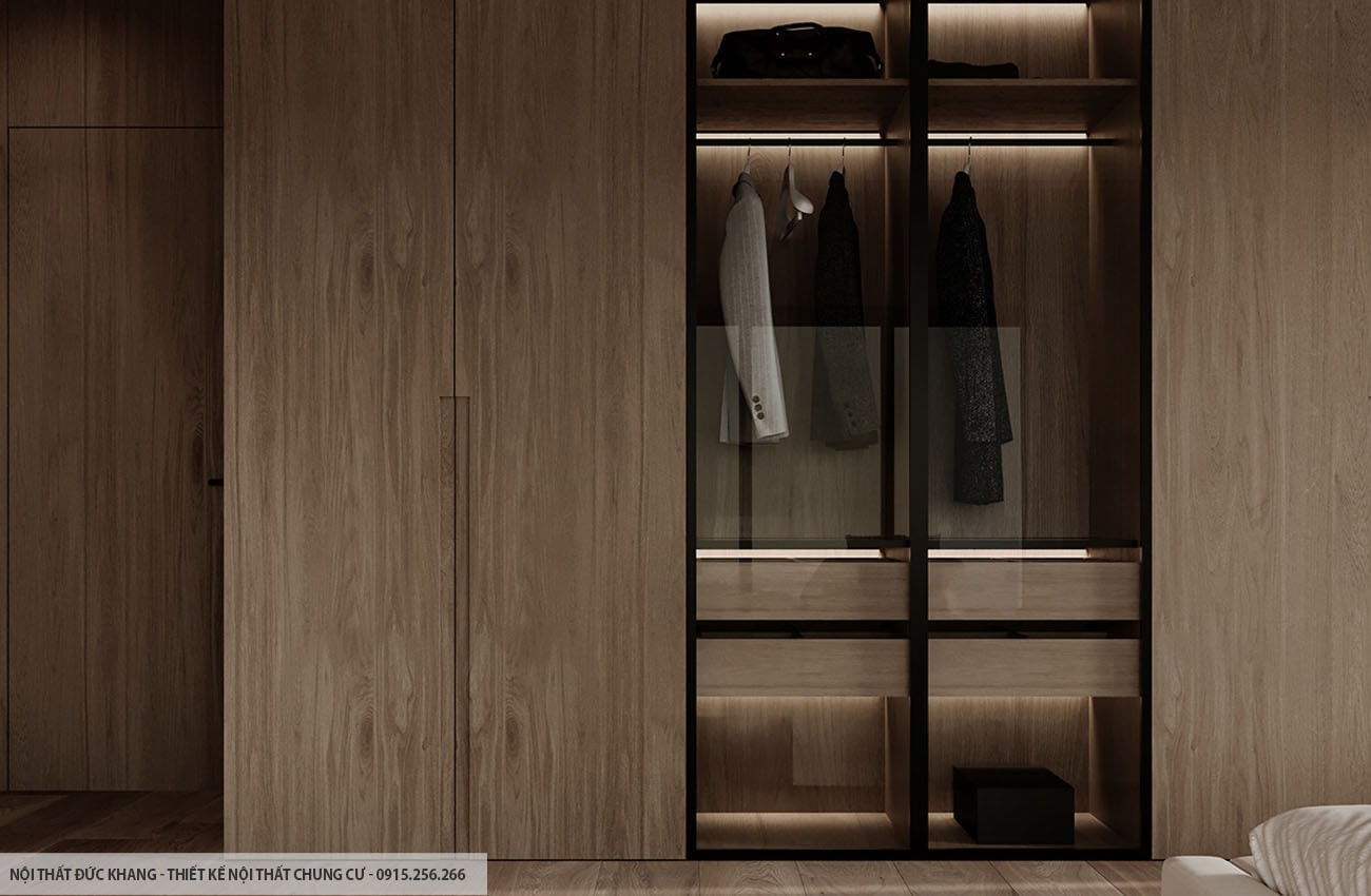 Mẫu 21: Thiết kế nội thất chung cư diện tích 95m2 – 3 phòng ngủ