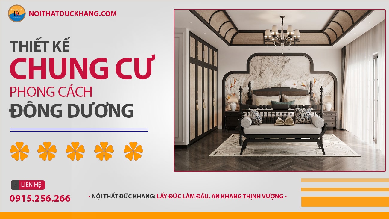 Thiết kế nội thất chung cư phong cách Đông Dương (Indochine)