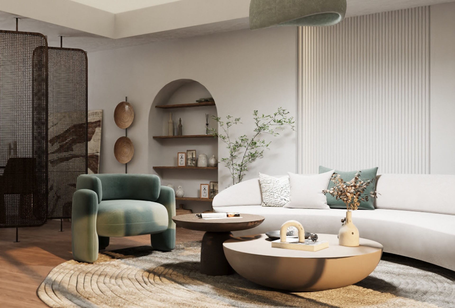 Mẫu nội thất phòng khách chung cư đẹp, phong cách, sang trọng