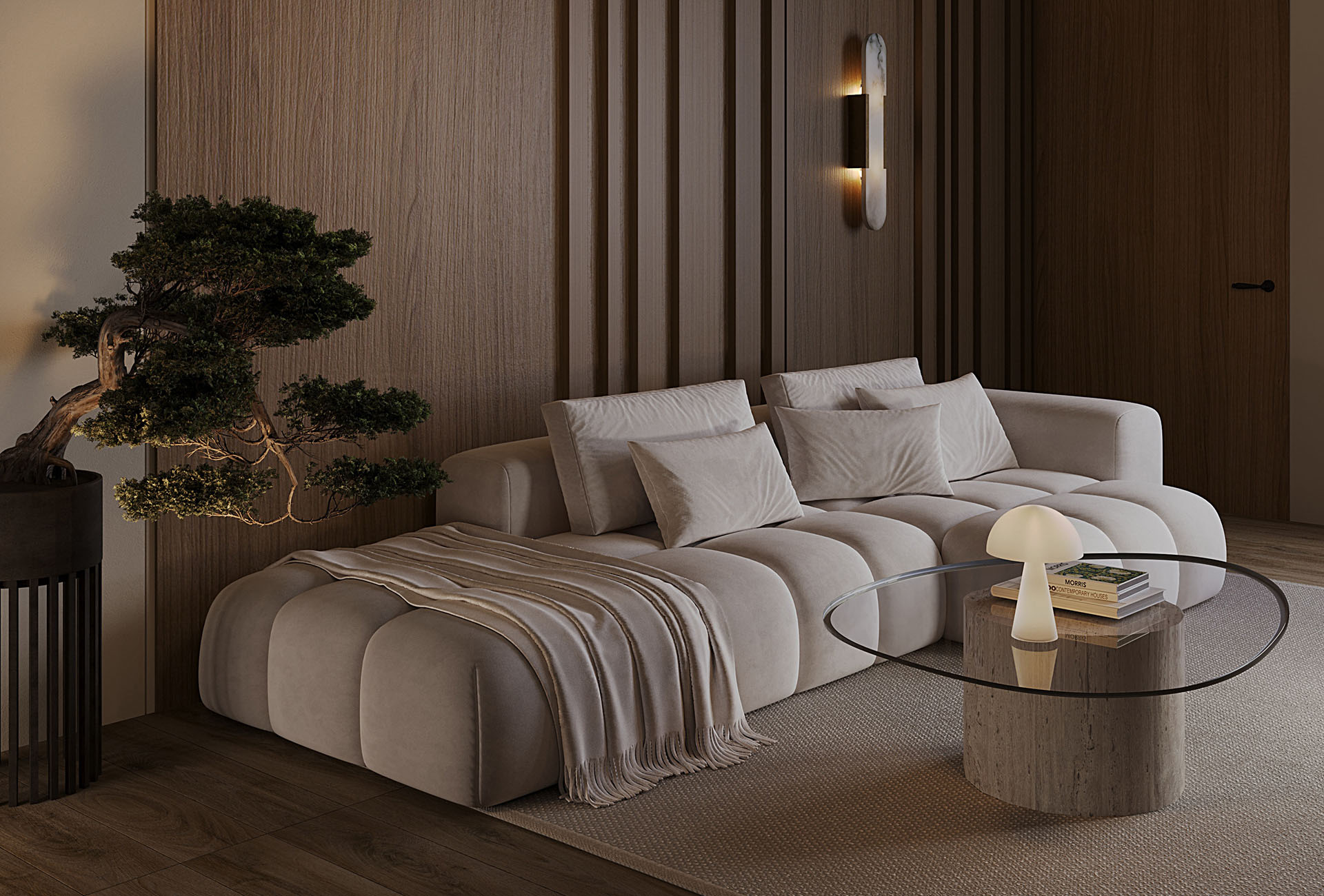 Mẫu nội thất phòng khách chung cư đẹp, phong cách, sang trọng