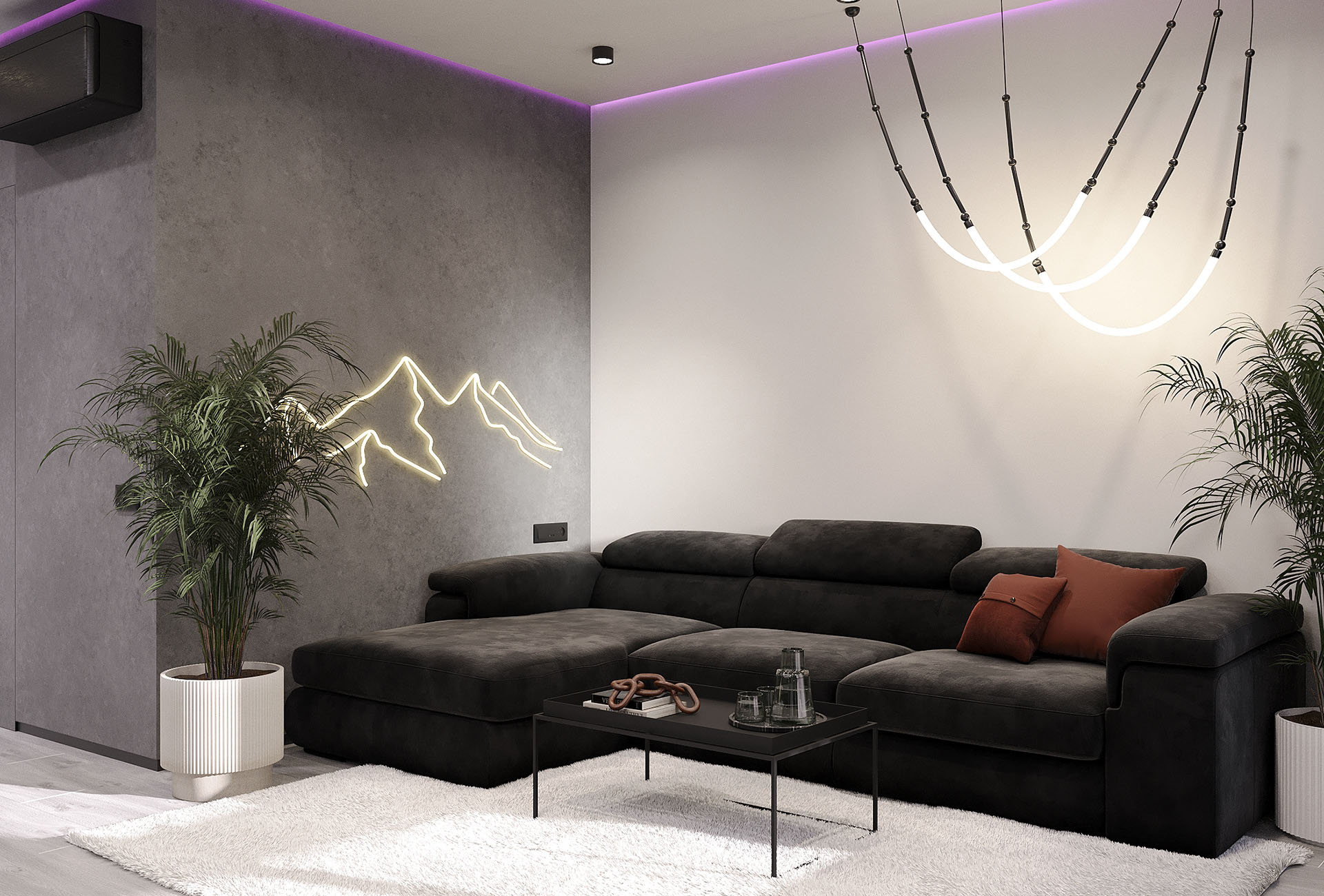 Mẫu nội thất phòng khách chung cư đẹp, phong cách, sang trọng