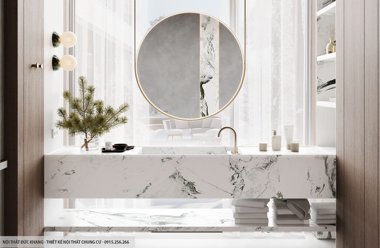 Thiết kế nội thất nhà vệ sinh – nhà tắm cho chung cư