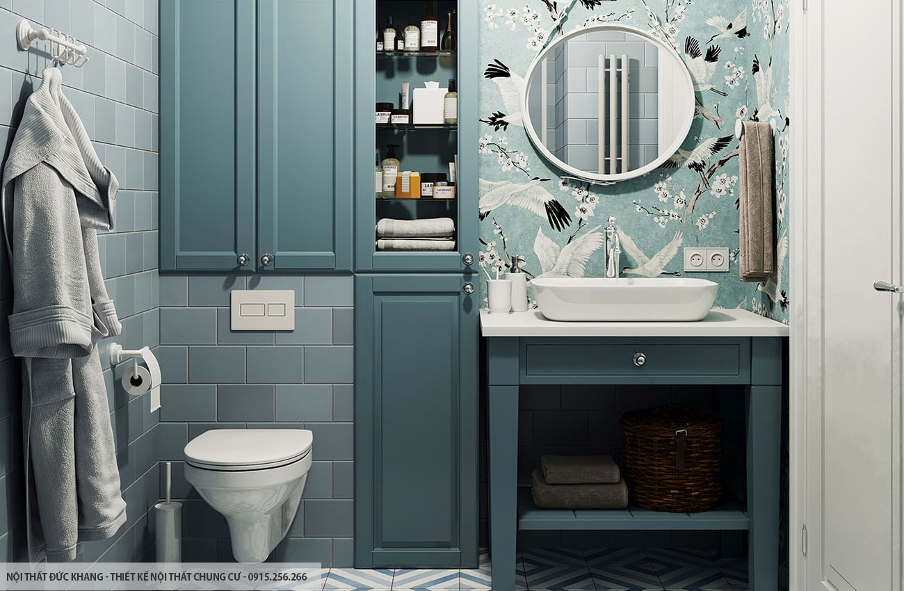 Thiết kế nội thất nhà vệ sinh – nhà tắm cho chung cư