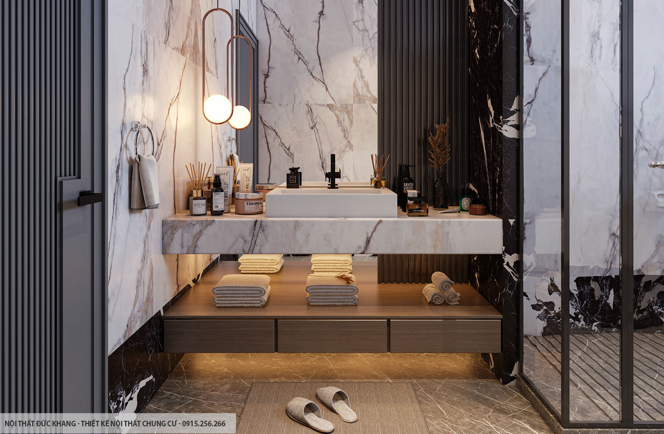Thiết kế nội thất nhà vệ sinh – nhà tắm cho chung cư