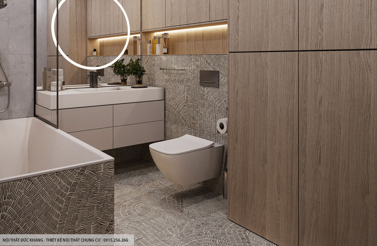 Thiết kế nội thất nhà vệ sinh – nhà tắm cho chung cư