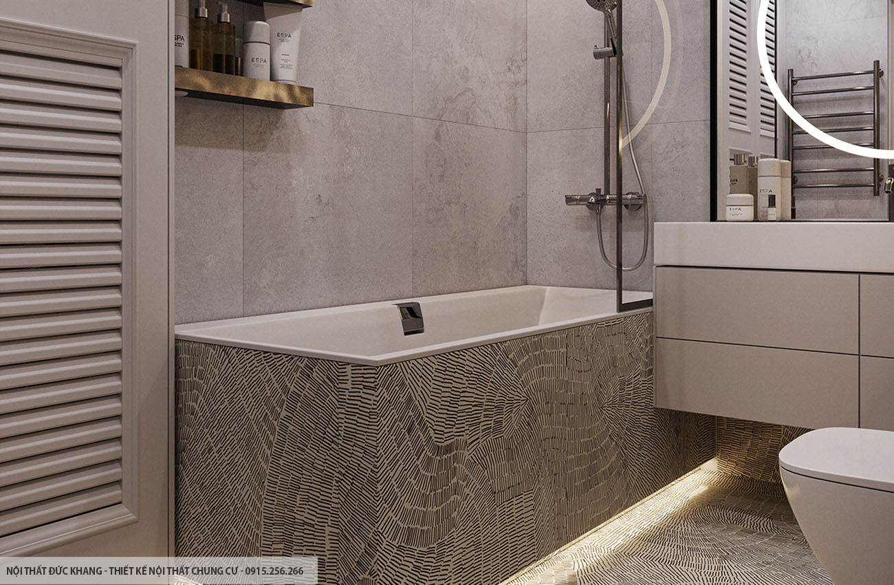 Thiết kế nội thất nhà vệ sinh – nhà tắm cho chung cư
