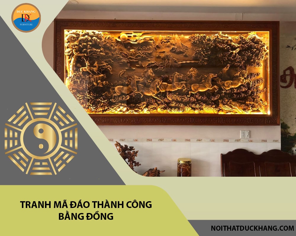 Tranh mã đáo thành công bằng đồng