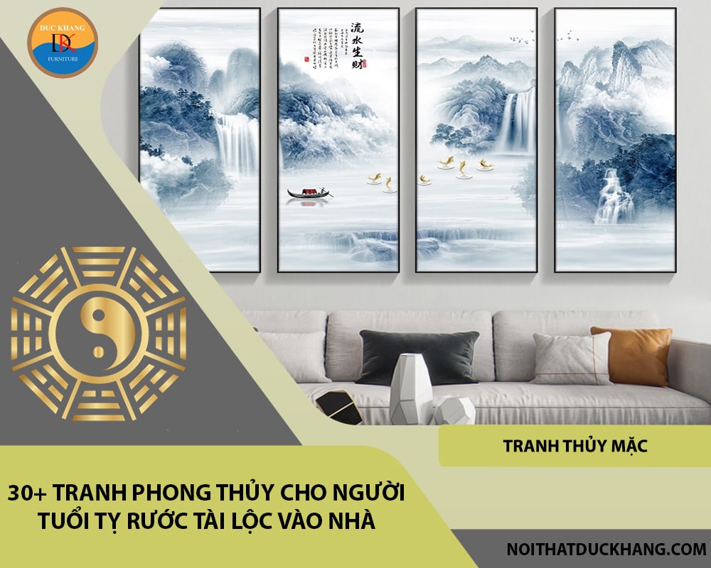 30+ Tranh phong thủy cho người tuổi Tỵ rước tài lộc vào nhà