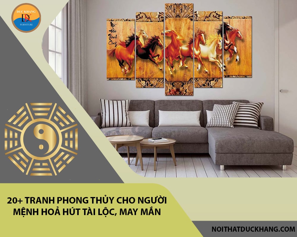 20+ tranh phong thủy cho người mệnh Hoả hút tài lộc, may mắn.