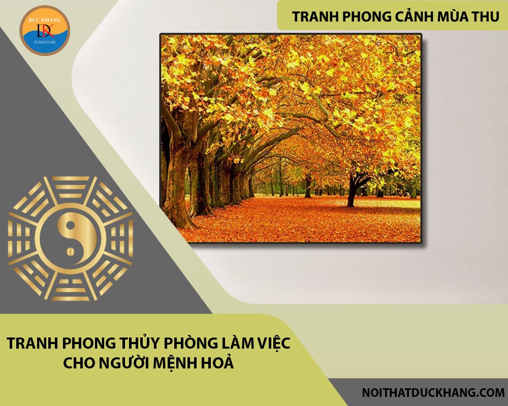 Tranh phong thủy phòng làm việc cho người mệnh Hoả Tranh phong thủy phòng làm việc cho người mệnh Hoả