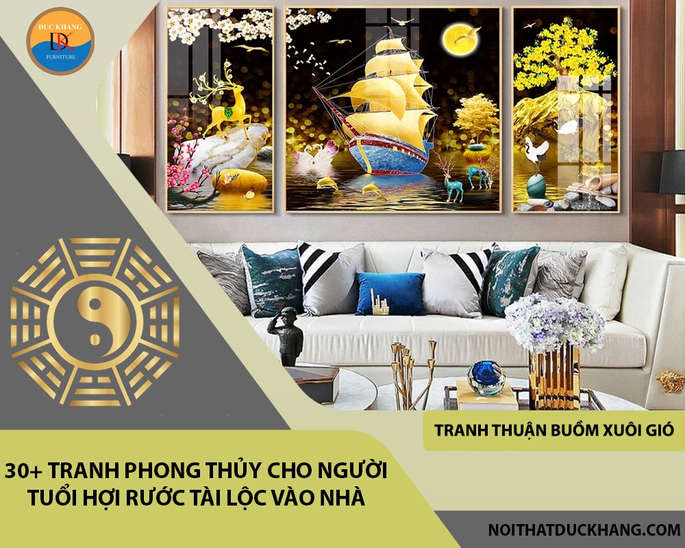 30+ Tranh phong thủy cho người tuổi Hợi rước tài lộc vào nhà