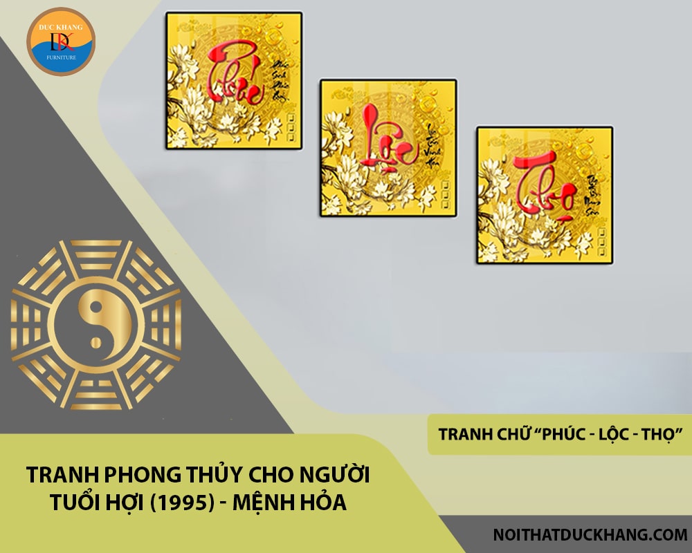 Tranh phong thủy cho người tuổi Hợi (1995) - Mệnh Hỏa