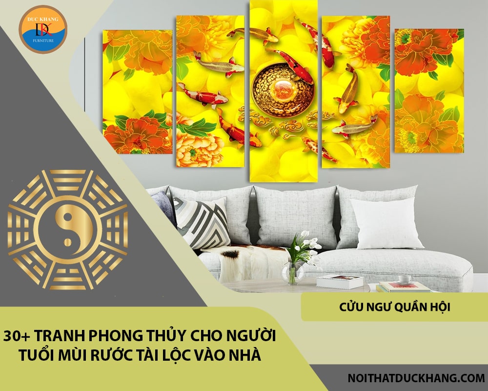 30+ Tranh phong thủy cho người tuổi Mùi rước tài lộc vào nhà