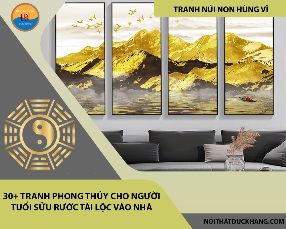 30+ Tranh phong thủy cho người tuổi Sửu rước tài lộc vào nhà