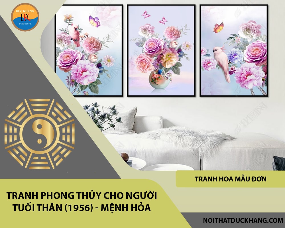 Tranh phong thủy cho người tuổi Thân (1956) - mệnh Hỏa Tranh phong thủy cho người tuổi Thân (1956) - mệnh Hỏa