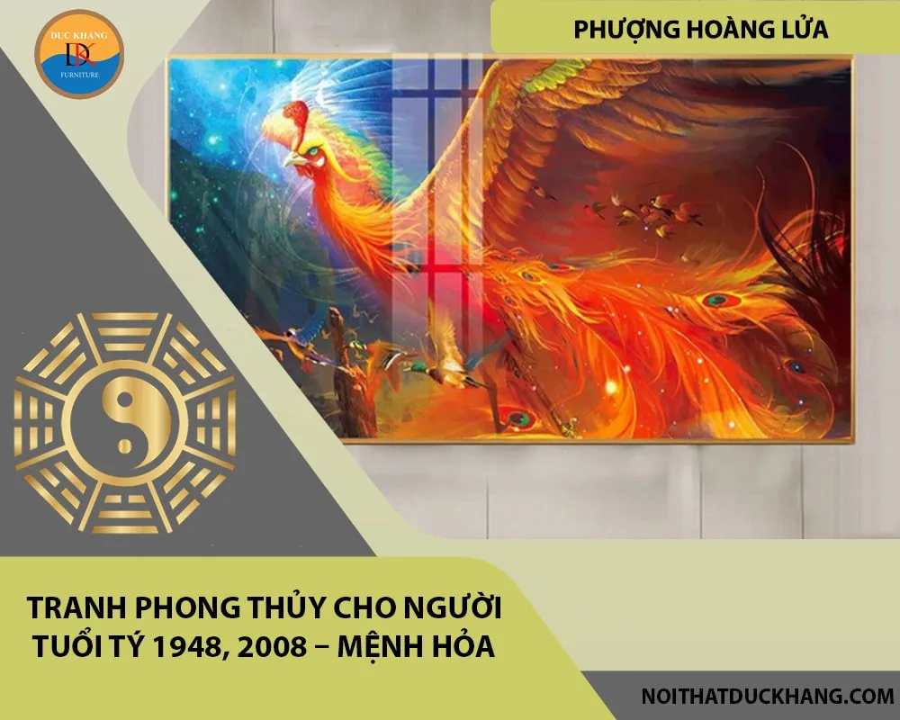 Tranh phong thủy cho người tuổi Tý 1948, 2008 – Mệnh Hỏa Tranh phong thủy cho người tuổi Tý 1948, 2008 – Mệnh Hỏa