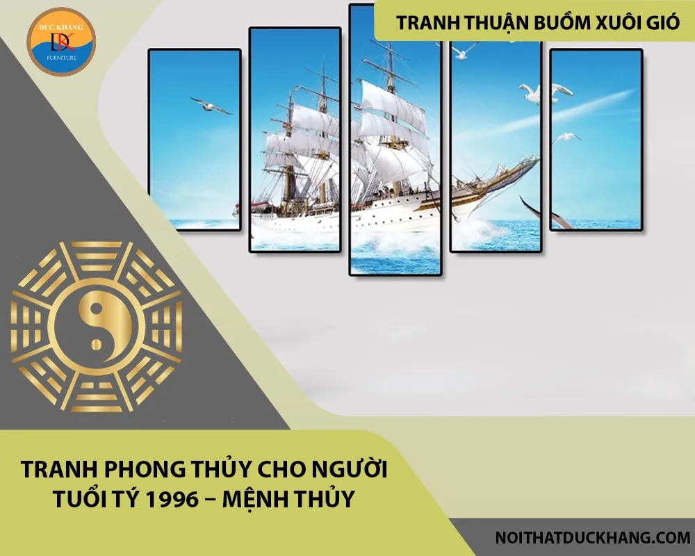 Tranh phong thủy cho người tuổi Tý 1996 – Mệnh Thủy Tranh phong thủy cho người tuổi Tý 1996 – Mệnh Thủy