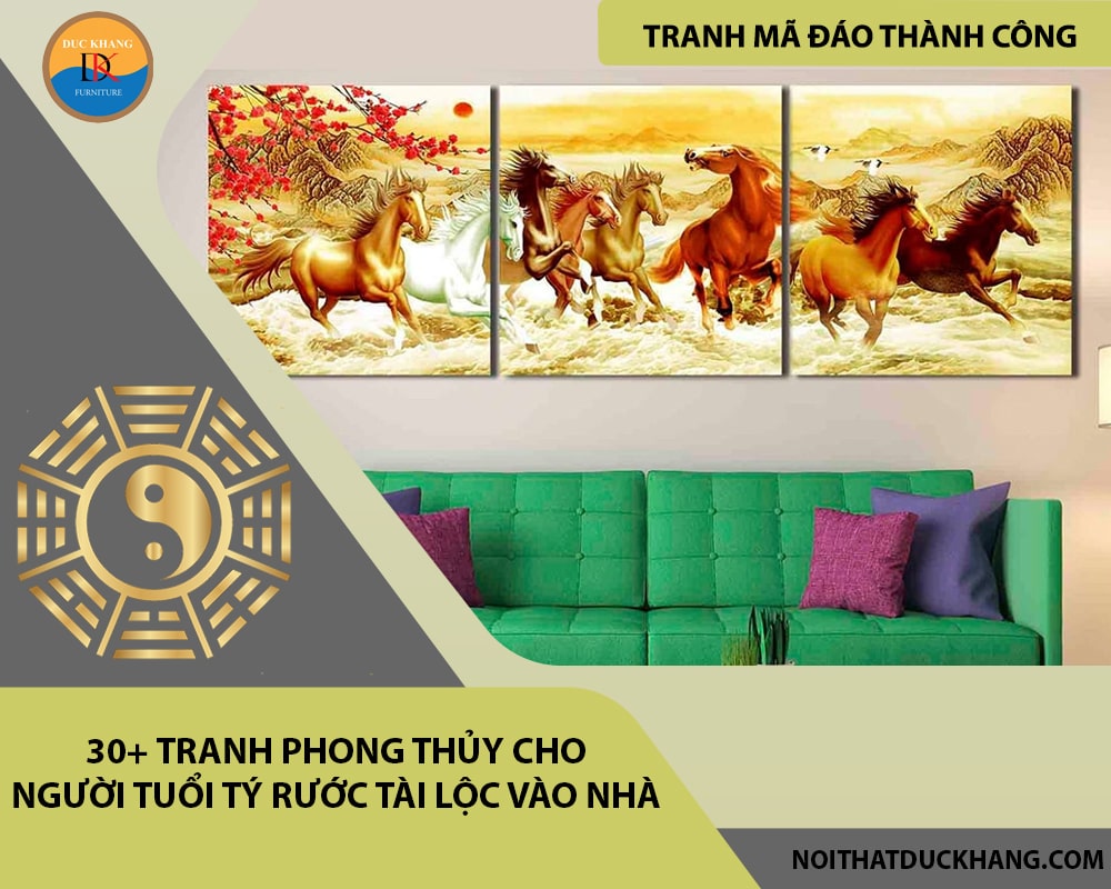 30+ Tranh phong thủy cho người tuổi Tý rước tài lộc vào nhà