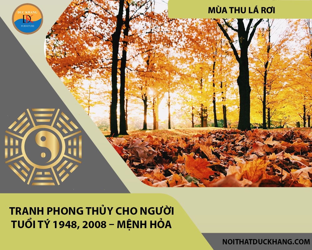 Tranh phong thủy cho người tuổi Tý 1948, 2008 – Mệnh Hỏa