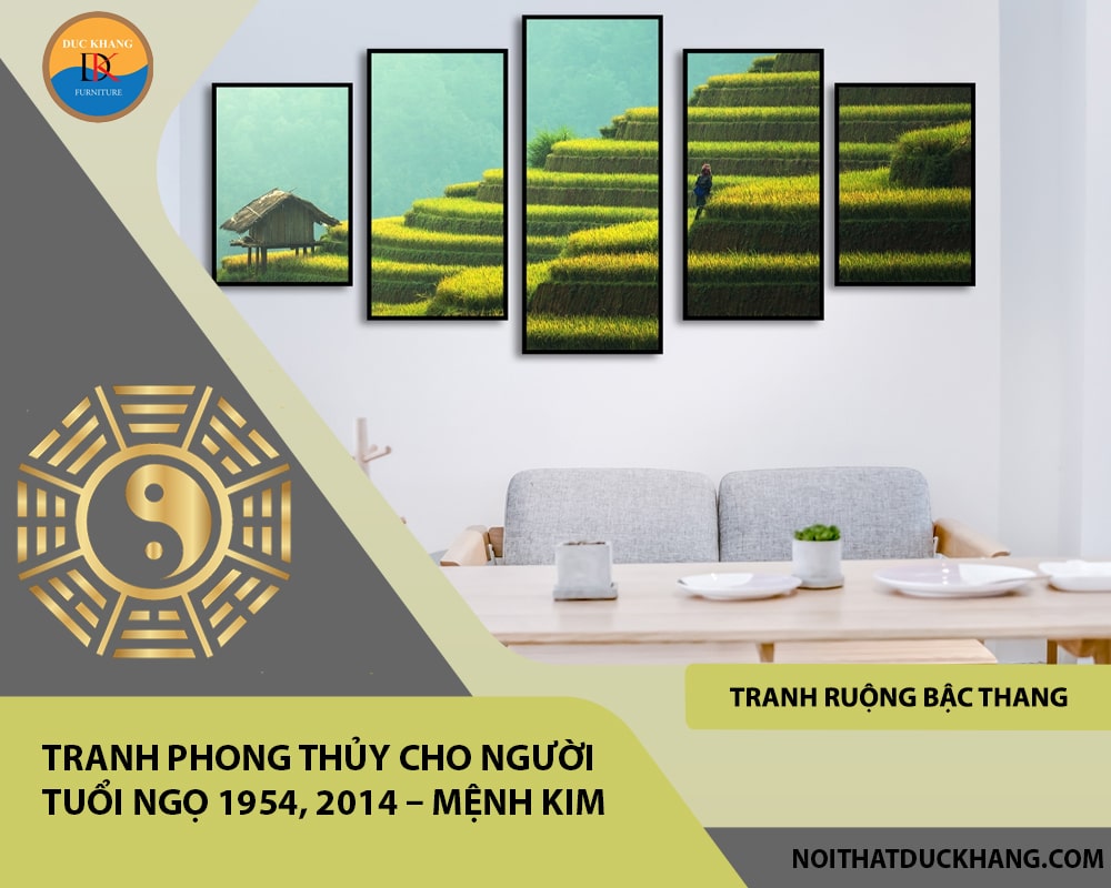 Tranh phong thủy cho người tuổi Ngọ 1954, 2014 – Mệnh Kim