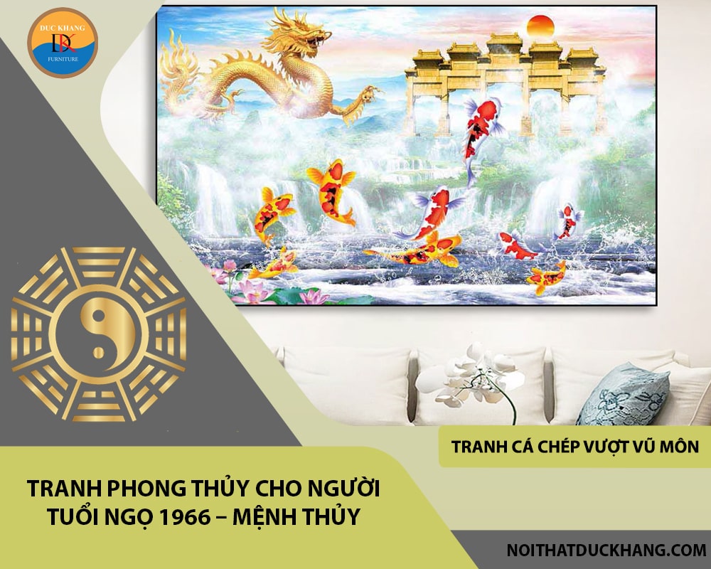 Tranh phong thủy cho người tuổi Ngọ 1966 – Mệnh Thủy