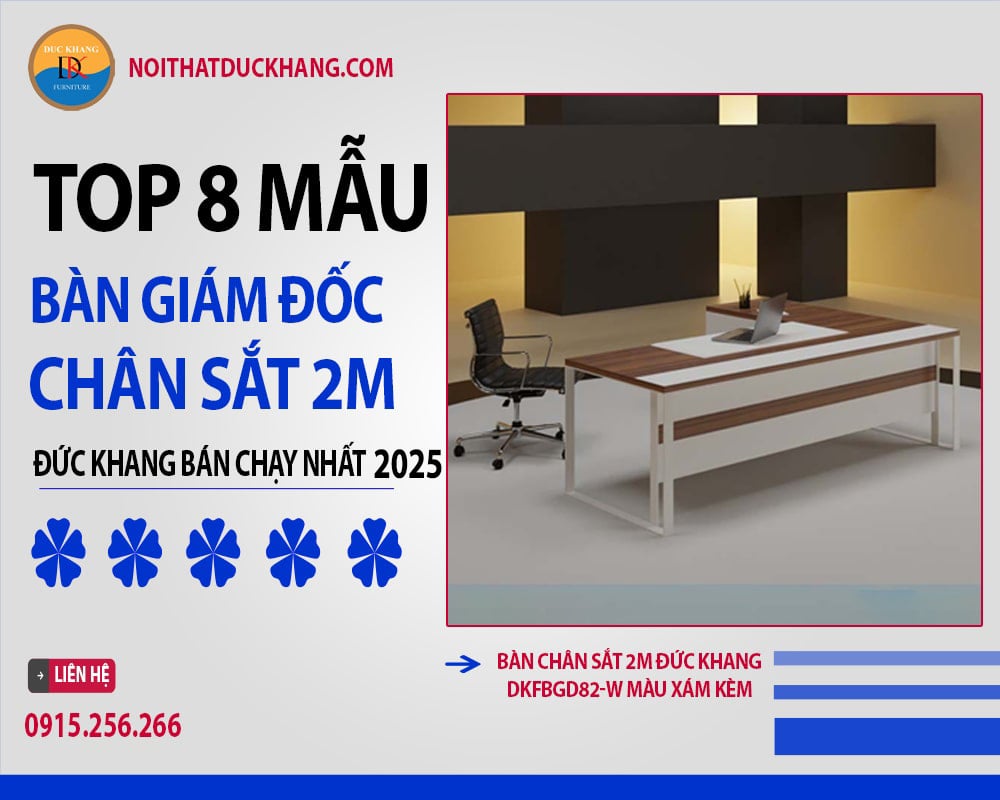 Bàn chân sắt 2m Đức Khang DKFBGD82-W màu xám kèm Bàn chân sắt 2m Đức Khang DKFBGD82-W màu xám kèm