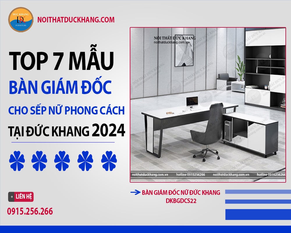 Bàn giám đốc nữ Đức Khang DKBGDCS22