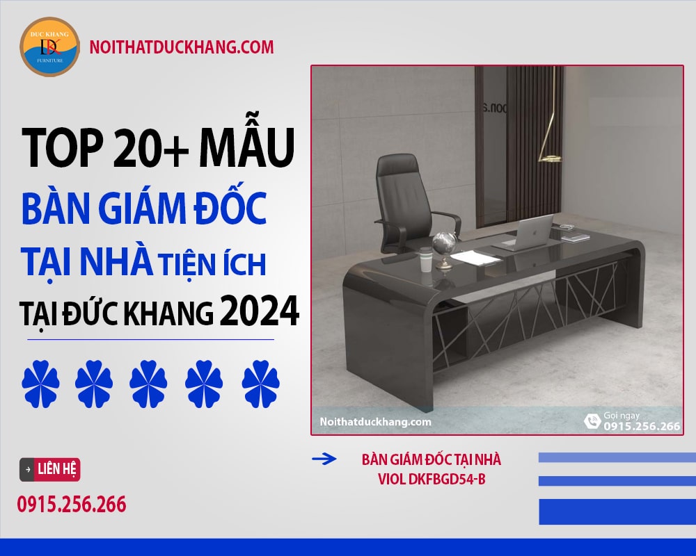 Bàn giám đốc tại nhà Viol DKFBGD54-B