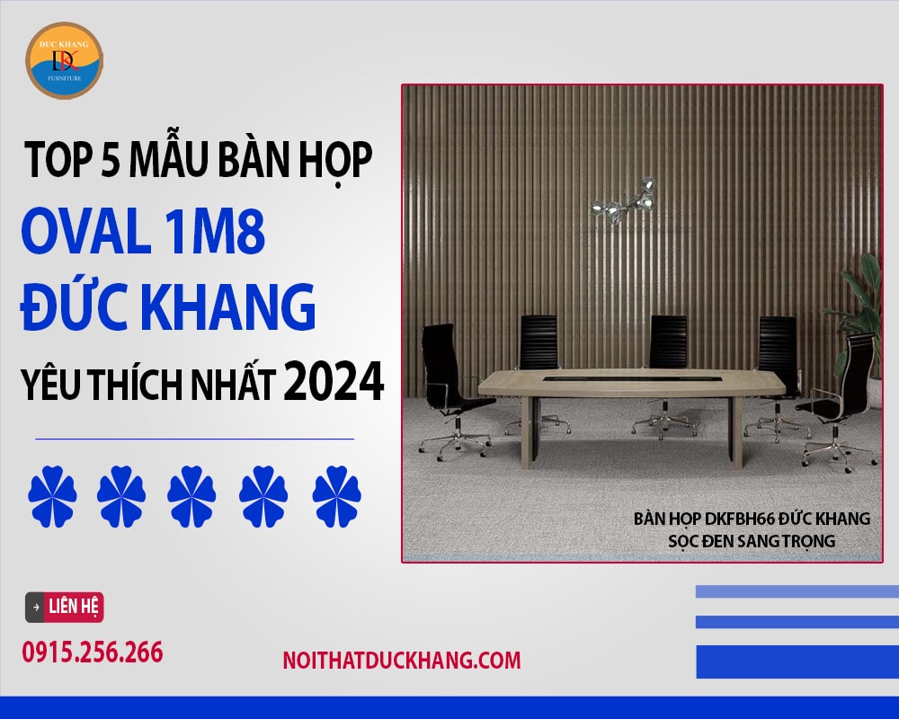 Bàn họp DKFBH66 Đức Khang sọc đen sang trọng