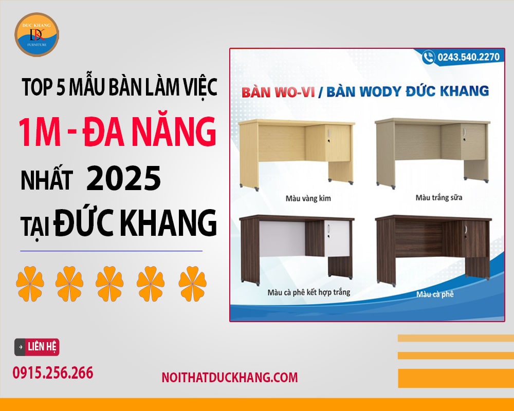 Bàn làm việc 1m WO-VI Bàn làm việc 1m WO-VI