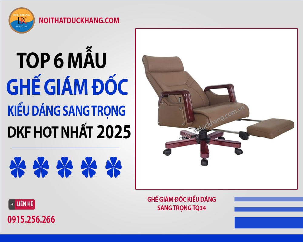 Ghế giám đốc kiểu dáng sang trọng TQ34