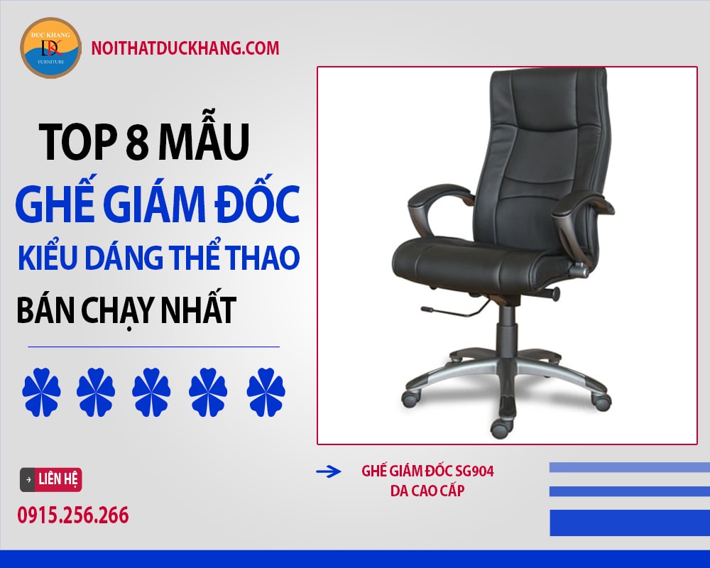 Ghế giám đốc SG904 da cao cấp