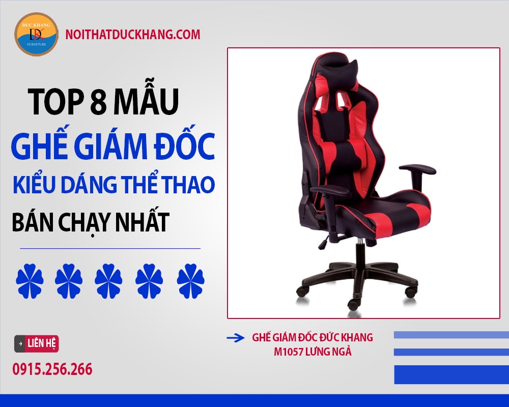 Ghế giám đốc Đức Khang M1057 lưng ngả