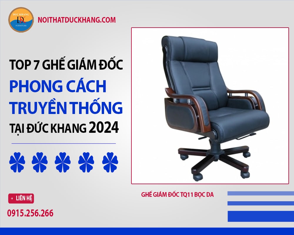 Ghế giám đốc TQ11 bọc da