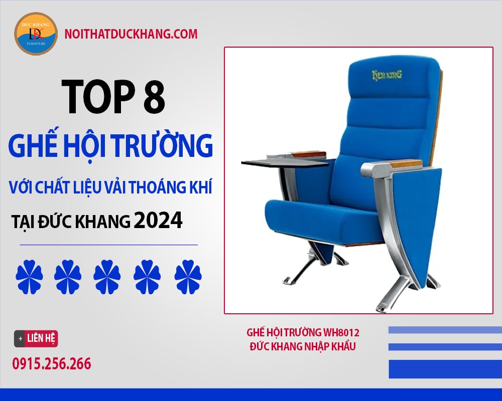 Ghế hội trường WH8012 Đức Khang nhập khẩu