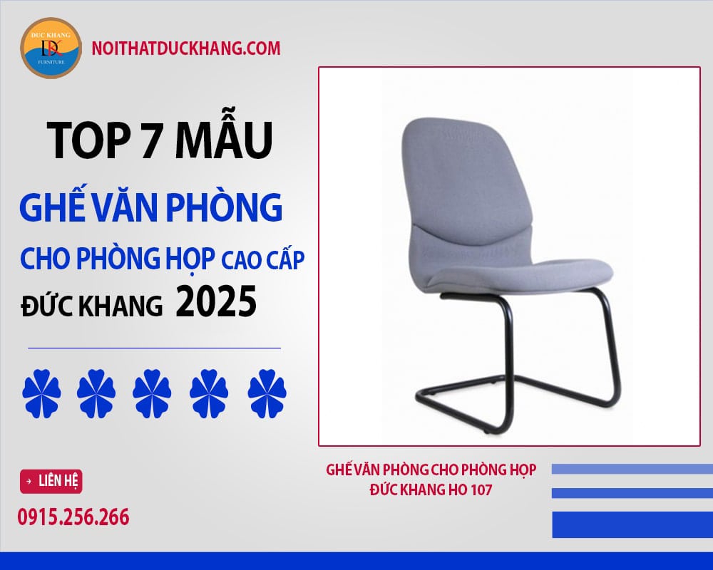 Ghế văn phòng cho phòng họp Đức Khang HO 107 Ghế văn phòng cho phòng họp Đức Khang HO 107