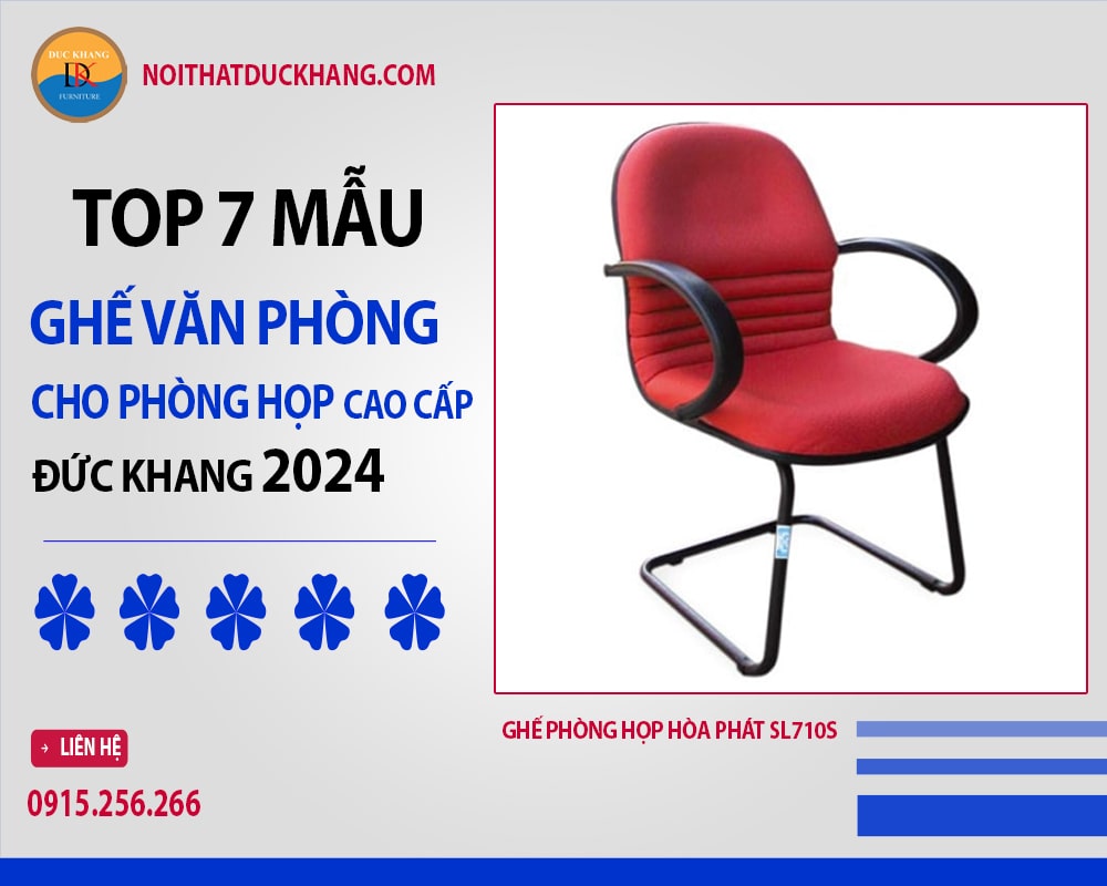 Ghế phòng họp Hòa Phát SL710S