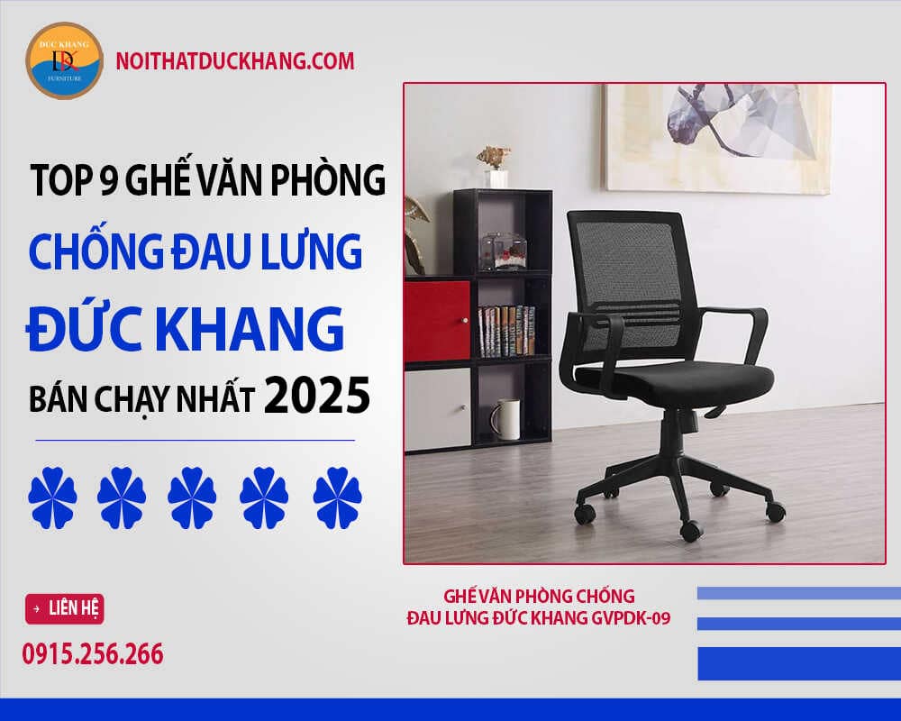 Ghế văn phòng chống đau lưng Đức Khang GVPDK-09