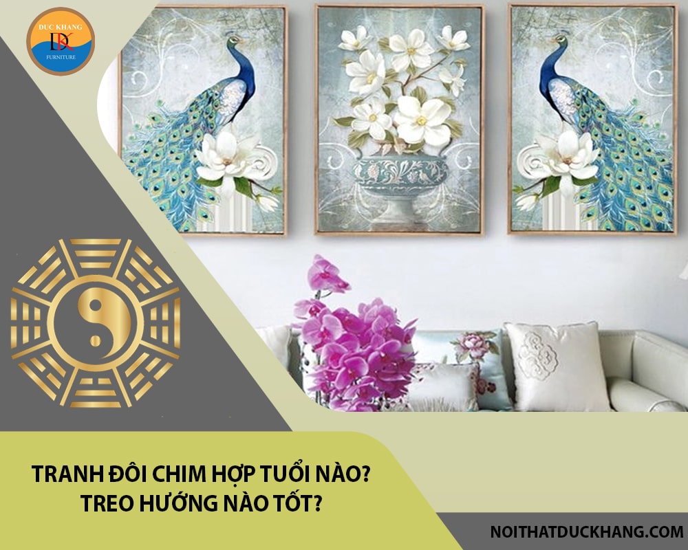 Tranh đôi chim hợp tuổi nào? Treo hướng nào tốt?