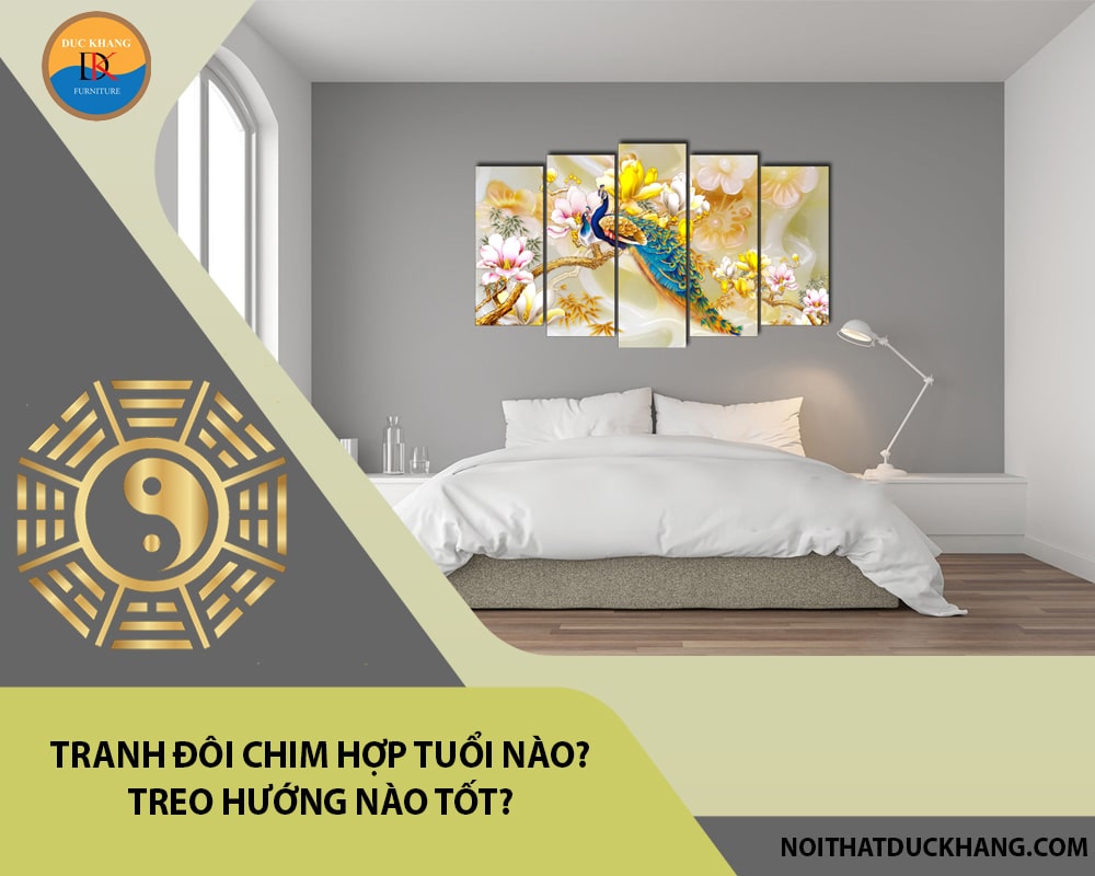 Tranh đôi chim hợp tuổi nào? Treo hướng nào tốt?