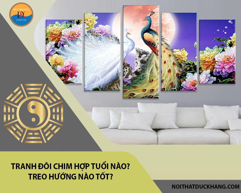 Tranh đôi chim hợp tuổi nào? Treo hướng nào tốt?