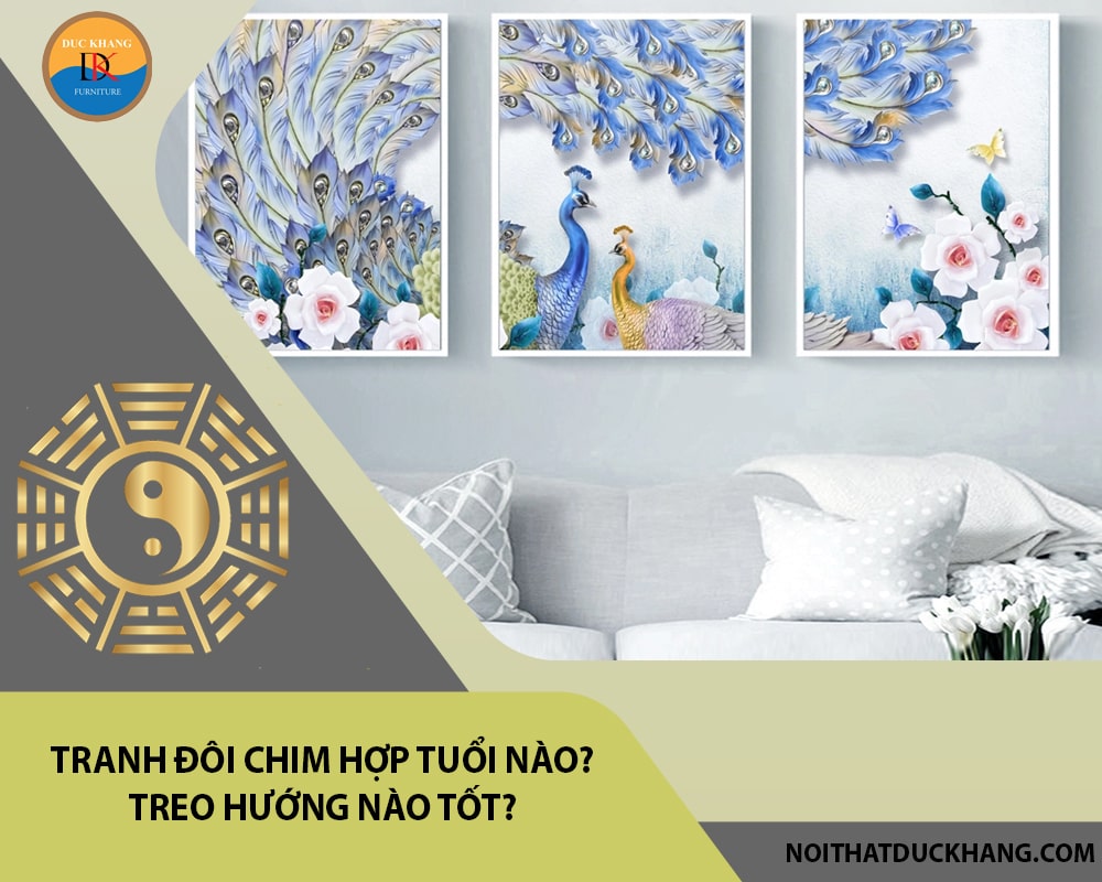 Tranh đôi chim hợp tuổi nào? Treo hướng nào tốt?