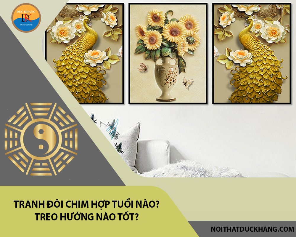 Tranh đôi chim hợp tuổi nào? Treo hướng nào tốt?