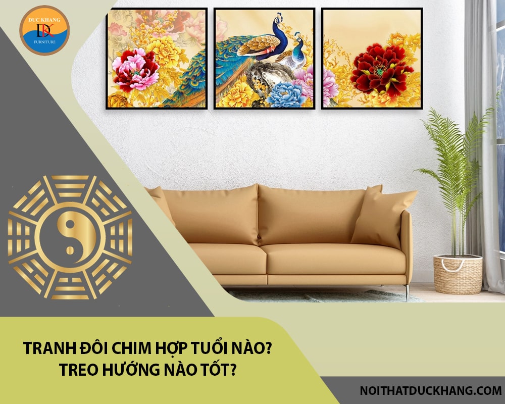 Tranh đôi chim hợp tuổi nào? Treo hướng nào tốt?